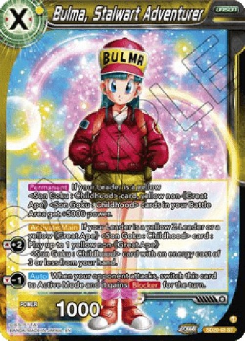 Dragon Ball Super Bulma, Stalwart Adventurer