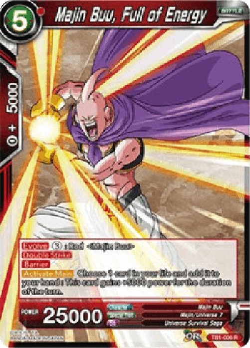 Dragon Ball Super Majin Buu, Full of Energy