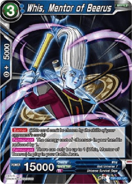 Dragon Ball Super Whis, Mentor of Beerus