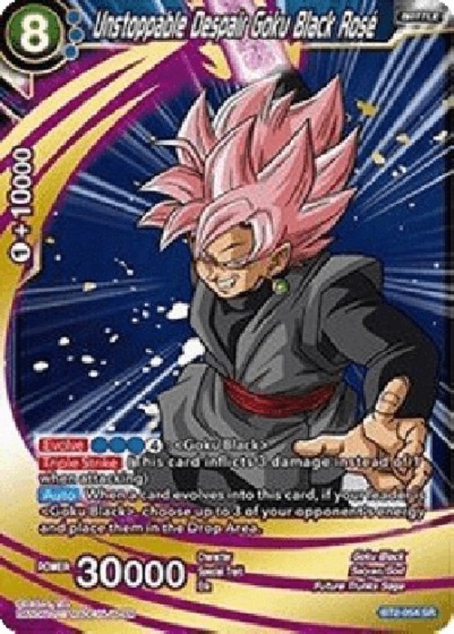 Dragon Ball Super Unstoppable Despair Goku Black Rose
