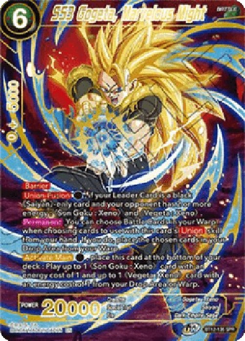 Dragon Ball Super Gogeta, Marvelous Might (V.2 - Special Rare)