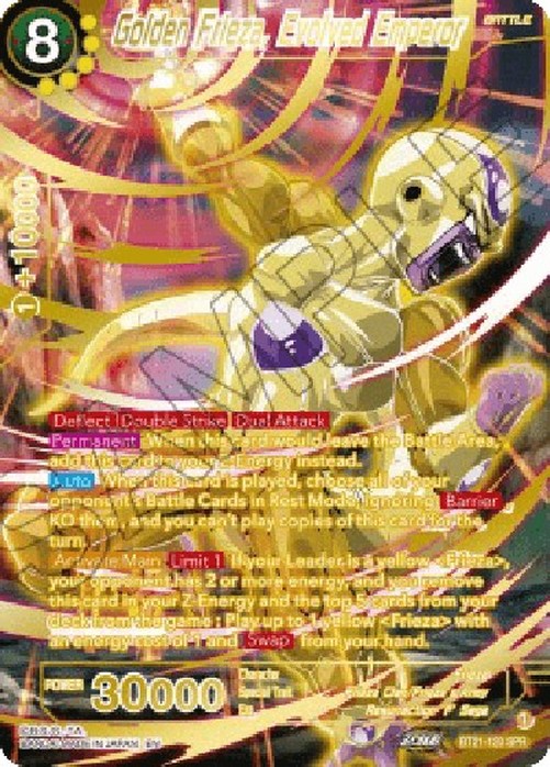 Dragon Ball Super Golden Frieza, Evolved Emperor (V.2 - Special Rare)