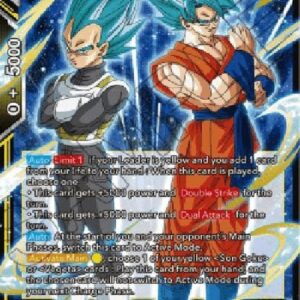 Dragon Ball Super SSB Son Goku & SSB Vegeta, Rivalry (V.1 - Super Rare)