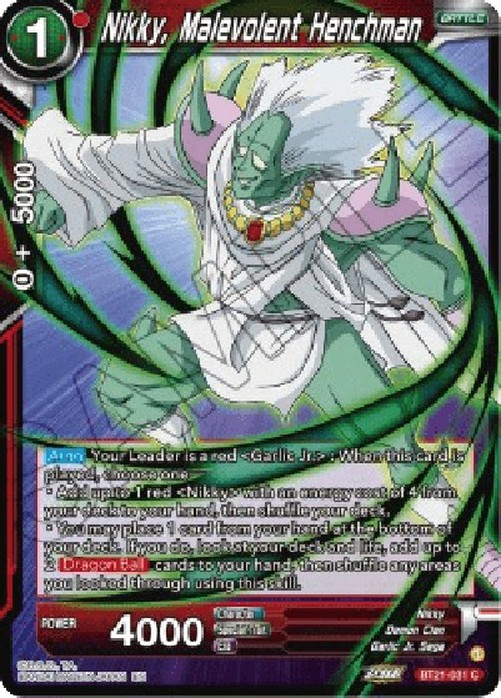 Dragon Ball Super Nikky, Malevolent Henchman