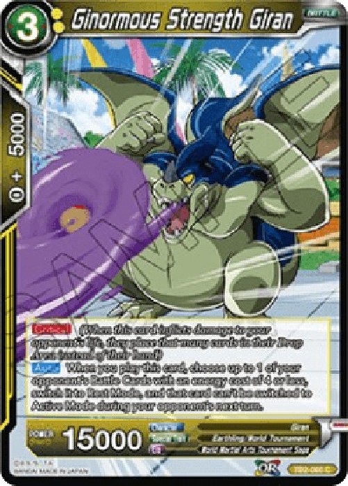 Dragon Ball Super Ginormous Strength Giran