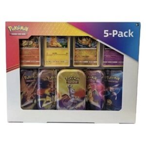 Pokemon Kanto Power Mini Tin 5-Pack Box
