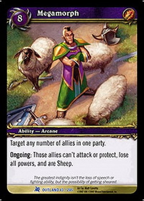 World of Warcraft TCG WGRT Megamorph