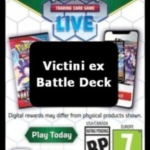 Pokemon Live Code Card (Victini ex Battle Deck)