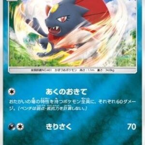 Pokemon Weavile Japanese