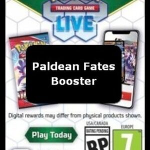 Pokemon Live Code Card (Booster)