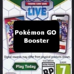 Pokemon Live Code Card (Booster)