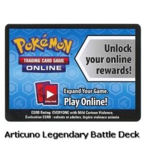 Pokemon Online Code Card (Legendary Battle Deck: Articuno)
