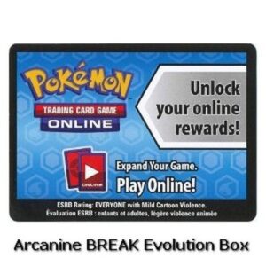 Pokemon Online Code Card (BREAK Evolution Box: Arcanine BREAK)