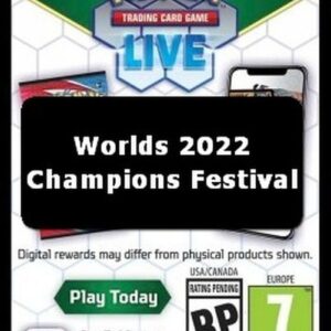 Pokemon Live Code Card (Worlds 2022 Champions Festival)