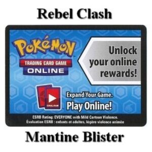 Pokemon Online Code Card (Mantine Blister)