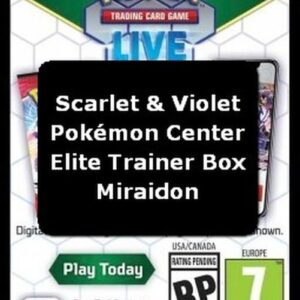 Pokemon Live Code Card (Miraidon Pokemon Center Elite Trainer Box)