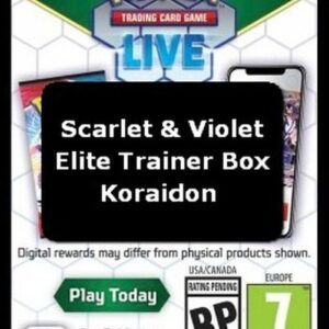 Pokemon Live Code Card (Koraidon Elite Trainer Box)
