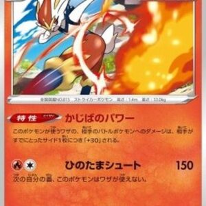 Pokemon Cinderace Japanese