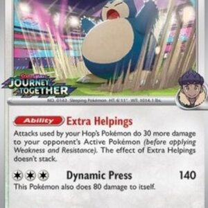 Pokemon Hop's Snorlax