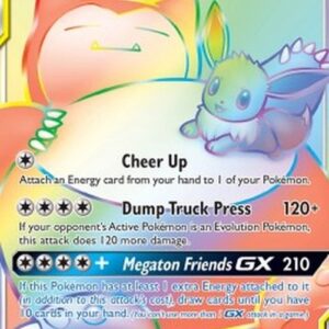 Pokemon Eevee & Snorlax GX