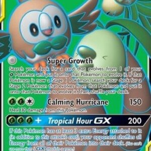 Pokemon Rowlet & Alolan Exeggutor GX