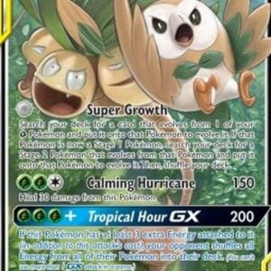 Pokemon Rowlet & Alolan Exeggutor GX