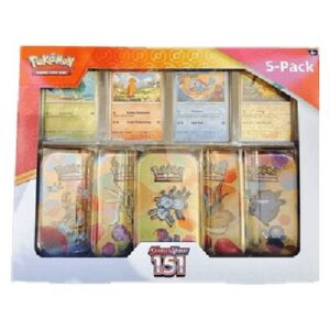 Pokemon 151: Costco 5-Pack Mini Tin Bundle
