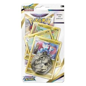 Pokemon Brilliant Stars: Salamence Premium Checklane Blister