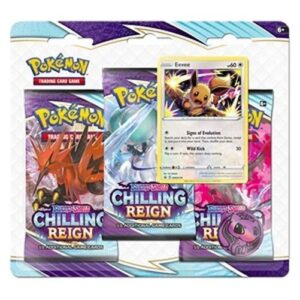 Pokemon Chilling Reign: Eevee 3-Pack Blister