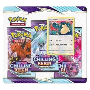 Pokemon Chilling Reign: Snorlax 3-Pack Blister