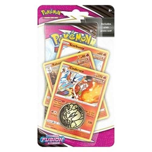 Pokemon Fusion Strike: Cinderace Premium Checklane Blister