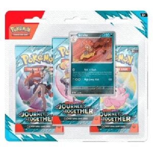 Pokemon Journey Together: Scrafty 3-Pack Blister