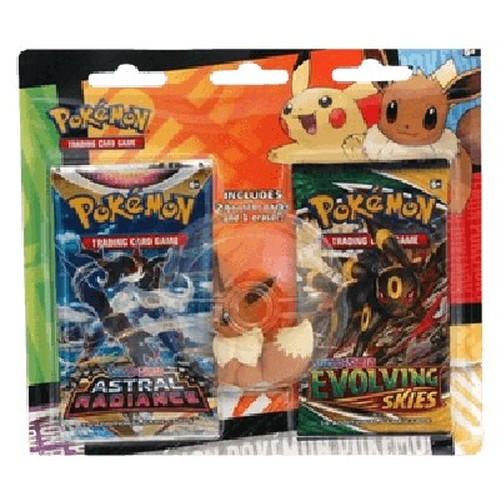 Pokemon Back to School Eevee Eraser 2-Pack Blister