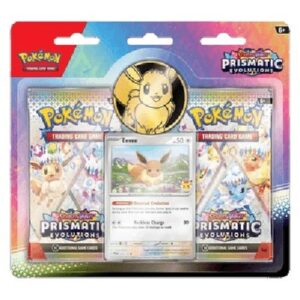 Pokemon Prismatic Evolutions: Pokemon Day 2025 Eevee 2-Pack Blister