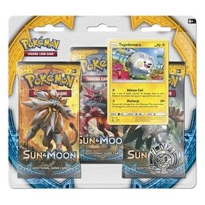 Pokemon Sun & Moon: Togedemaru 3-Pack Blister
