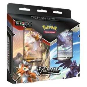 Pokemon Lycanroc vs Corviknight V Battle Deck