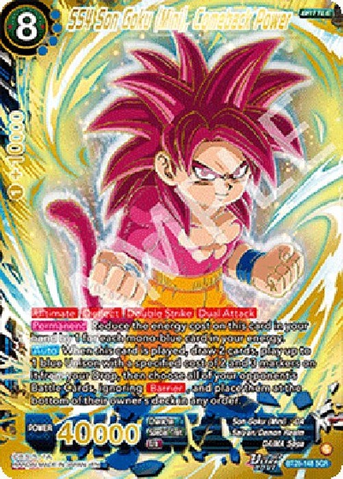Dragon Ball Super Son Goku (Mini), Comeback Power (V.1 - Secret Rare)