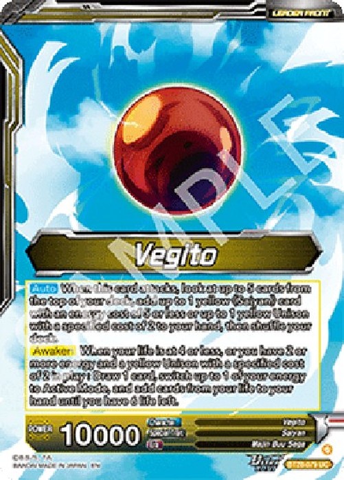 Dragon Ball Super Vegito // SS Vegito, Transcendent Rage (V.2 - Alternate Art)