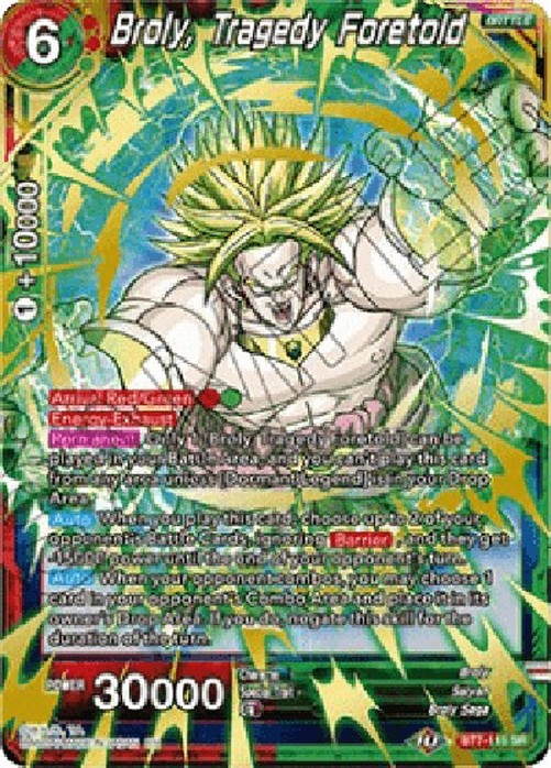 Dragon Ball Super Broly, Tragedy Foretold (V.1 - Super Rare)