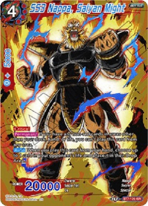 Dragon Ball Super Nappa, Saiyan Might