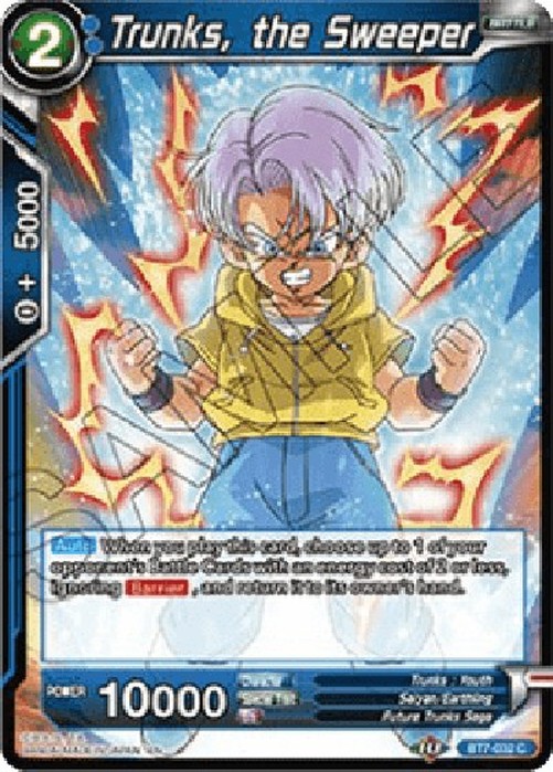 Dragon Ball Super Trunks, the Sweeper