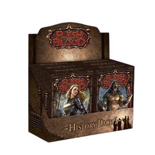 Flesh And Blood 1HP History Pack 1 Display of Blitz Decks