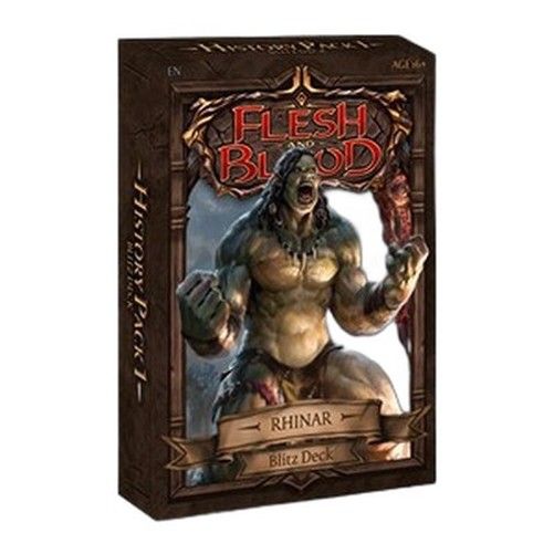 Flesh And Blood 1HR History Pack 1 - Rhinar Blitz Deck