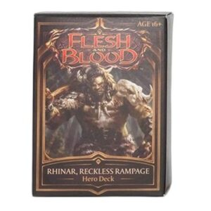 Flesh And Blood RNR Welcome to Rathe - Rhinar, Reckless Rampage Hero Deck