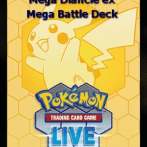 Pokemon Live Code Card: Mega Diancie ex Mega Battle Deck