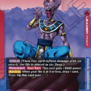 Dragon Ball Super -JP Beerus // Beerus (-002) [Fusion World] (V.1 - Leader)