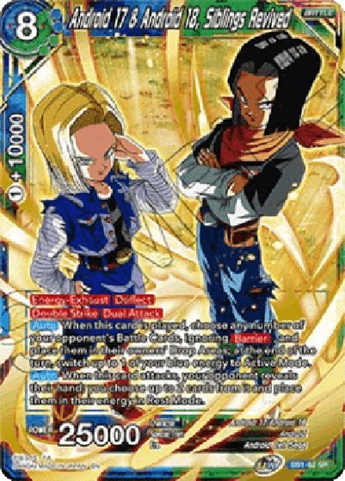 Dragon Ball Super Android 17 & Android 18, Siblings Revived