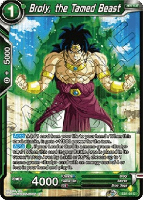 Dragon Ball Super Broly, the Tamed Beast