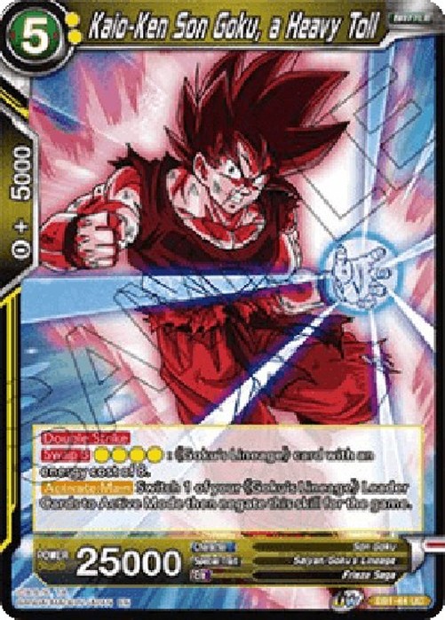 Dragon Ball Super Kaio-Ken Son Goku, a Heavy Toll
