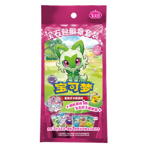 Pokemon Gem Pack Badge Set S-Chinese